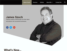 Tablet Screenshot of jamesszuch.com